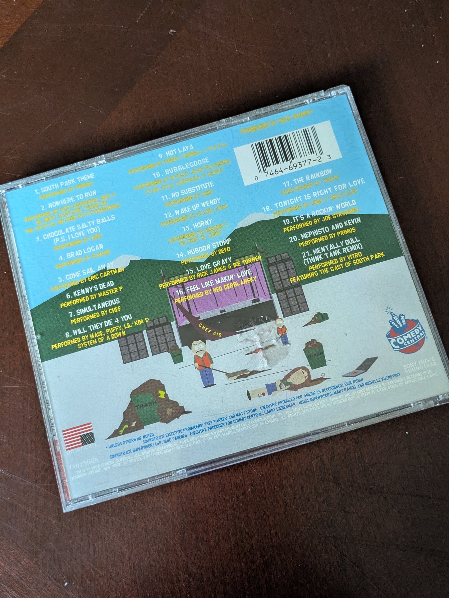 Chef Aid: The South Park Album (1998 CD) – Includes Elton John’s “Wake Up Wendy” Track