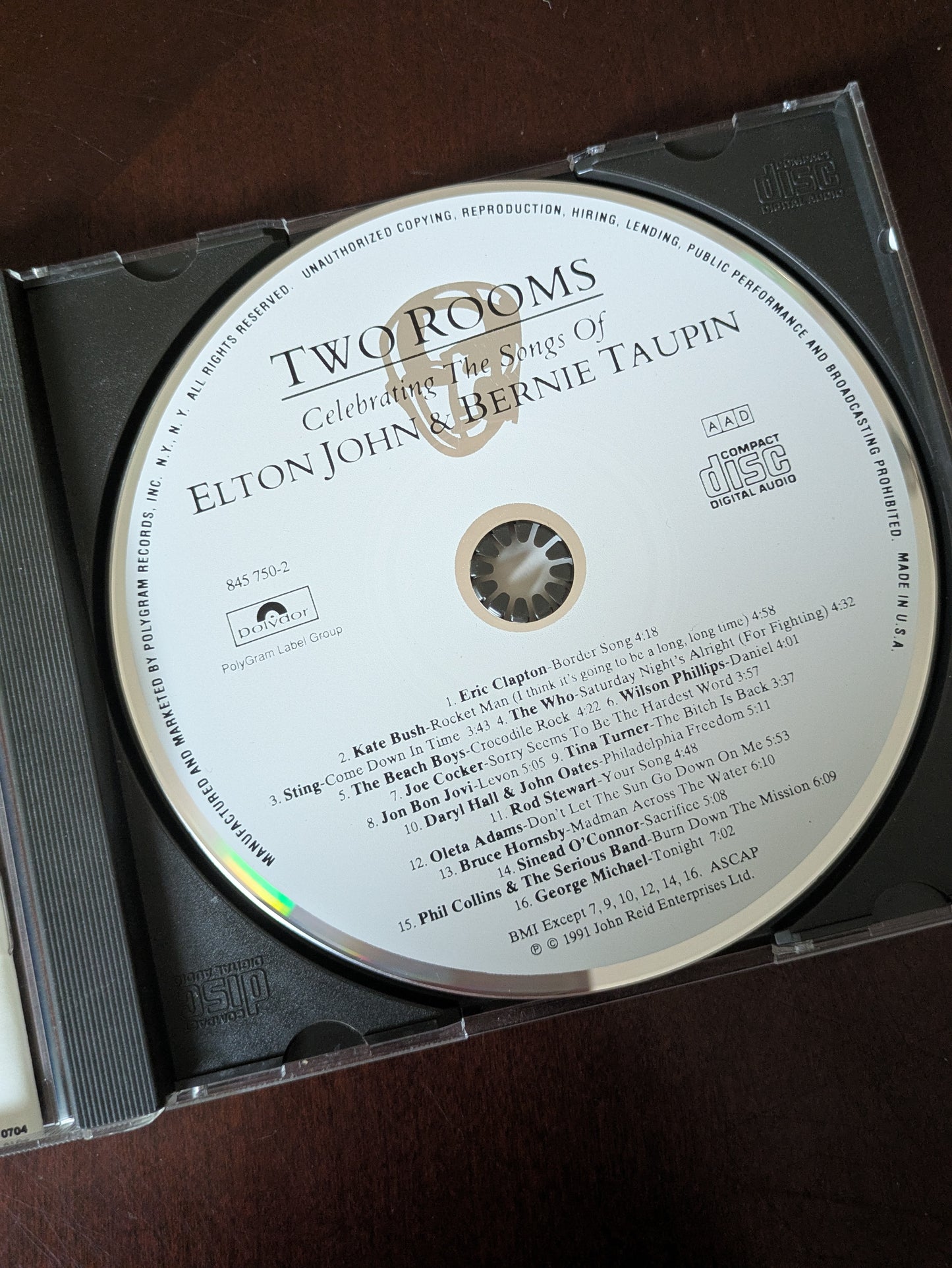 Two Rooms: Celebrating the Songs of Elton John & Bernie Taupin – 16-Track Tribute CD