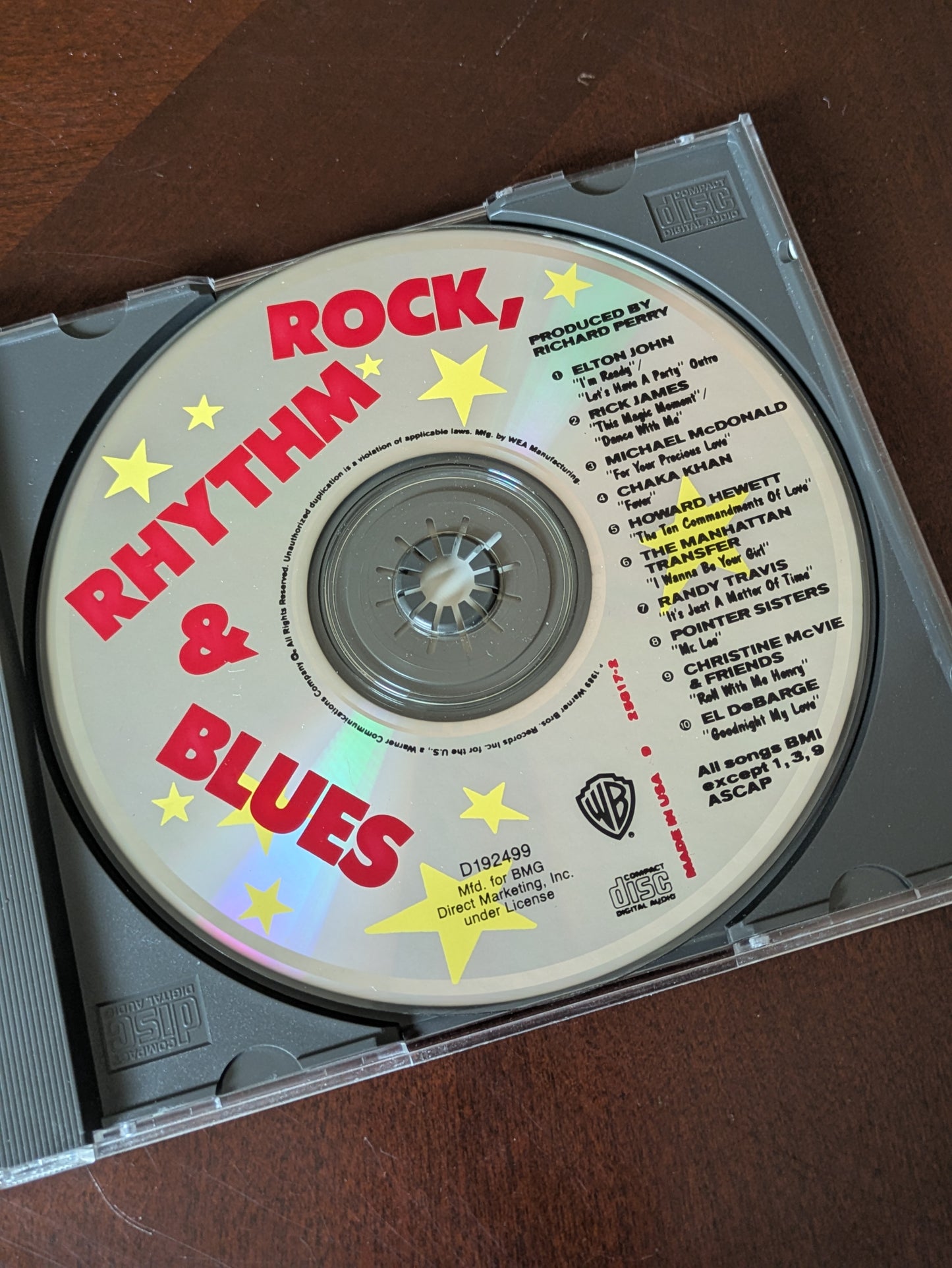 Rock Rhythm & Blues CD – 10 Classic Tracks Featuring Elton John (Track 1)