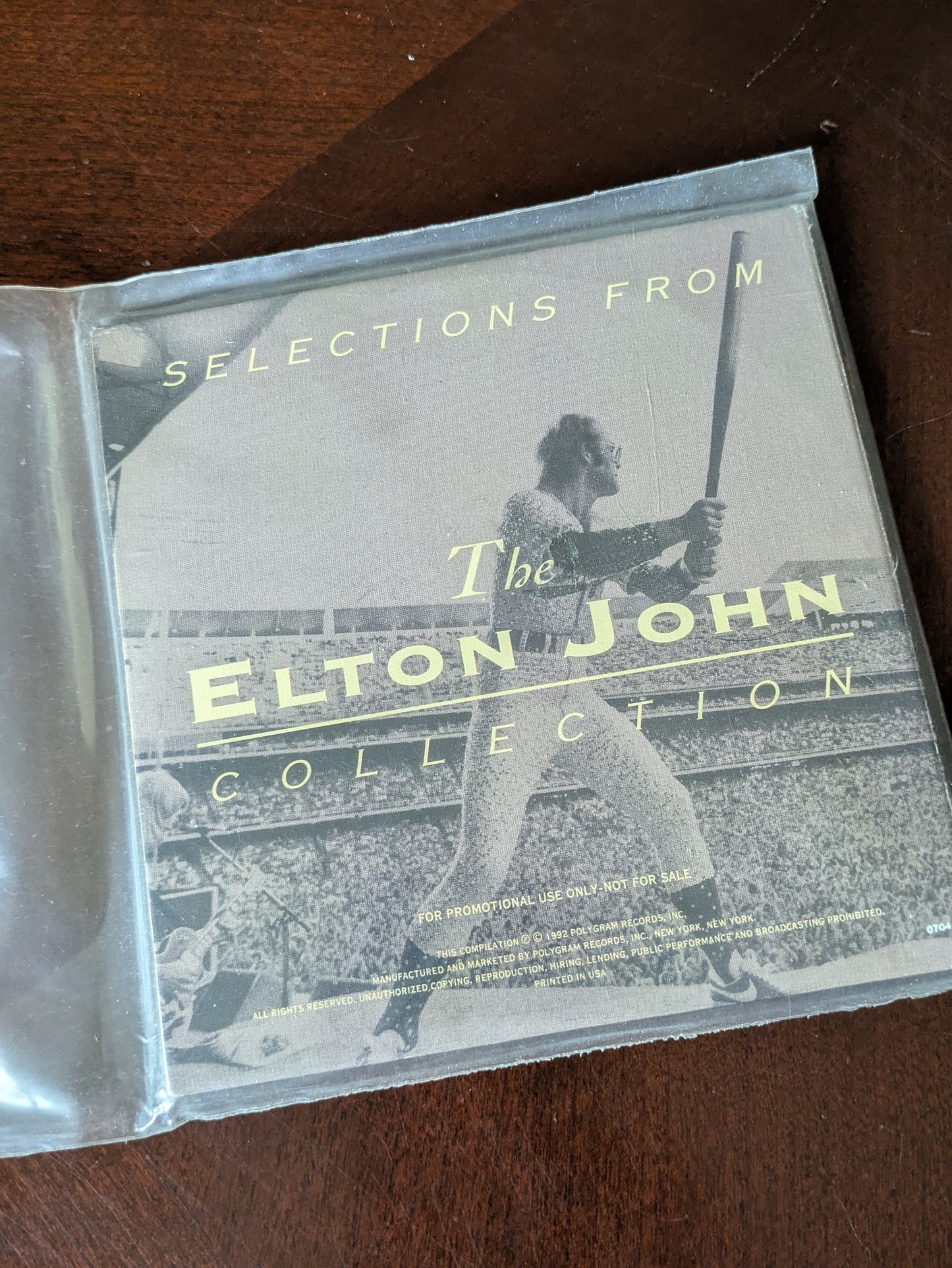 Elton John “Selections from Rare Masters” 1992 Promo 2-CD Set