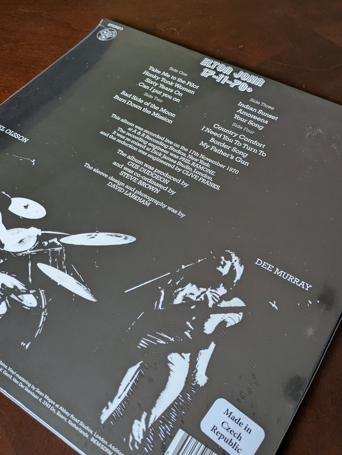Elton John “11-17-70” RSD 2017 Limited Edition 2LP – 180g