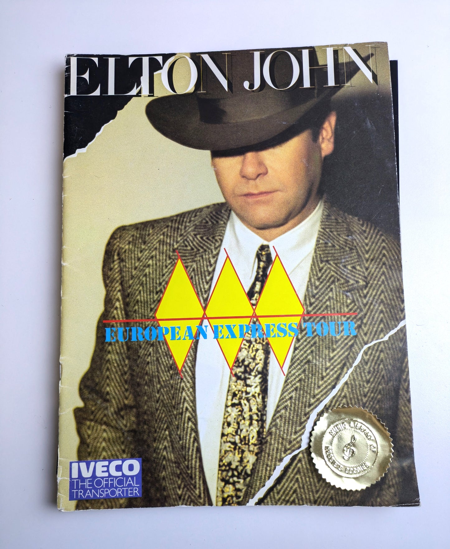 Tour Program - Elton John JUMP UP tour (UK)