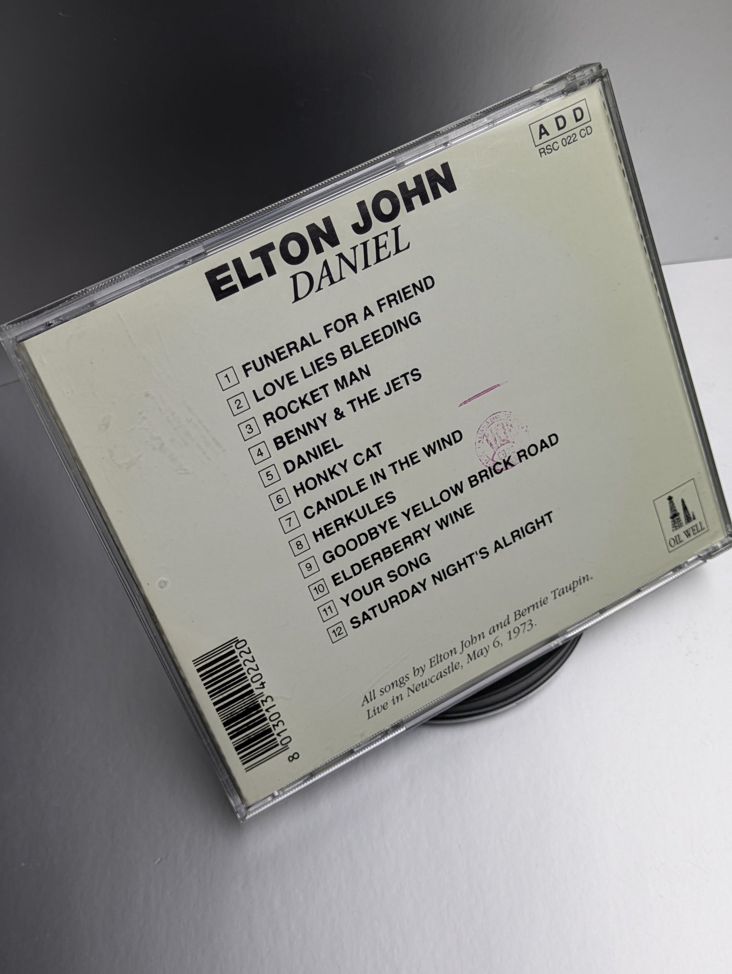 Elton John – Daniel 12 Tracks