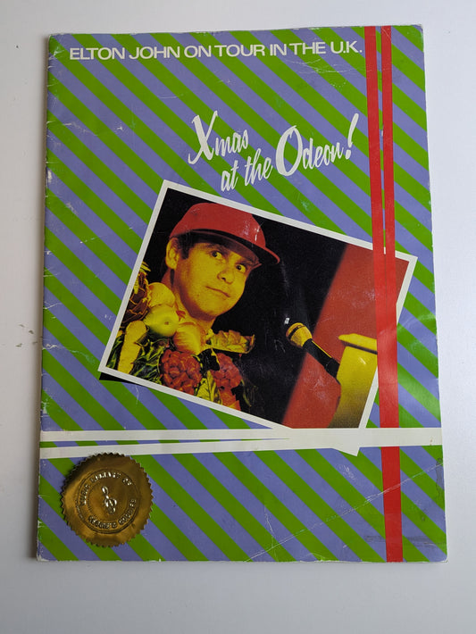 Elton John 1982 UK Tour Program - Christmas in Oden