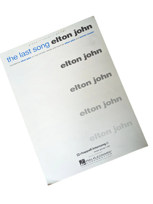 Elton John "The Last Song" Sheet Music – 1992