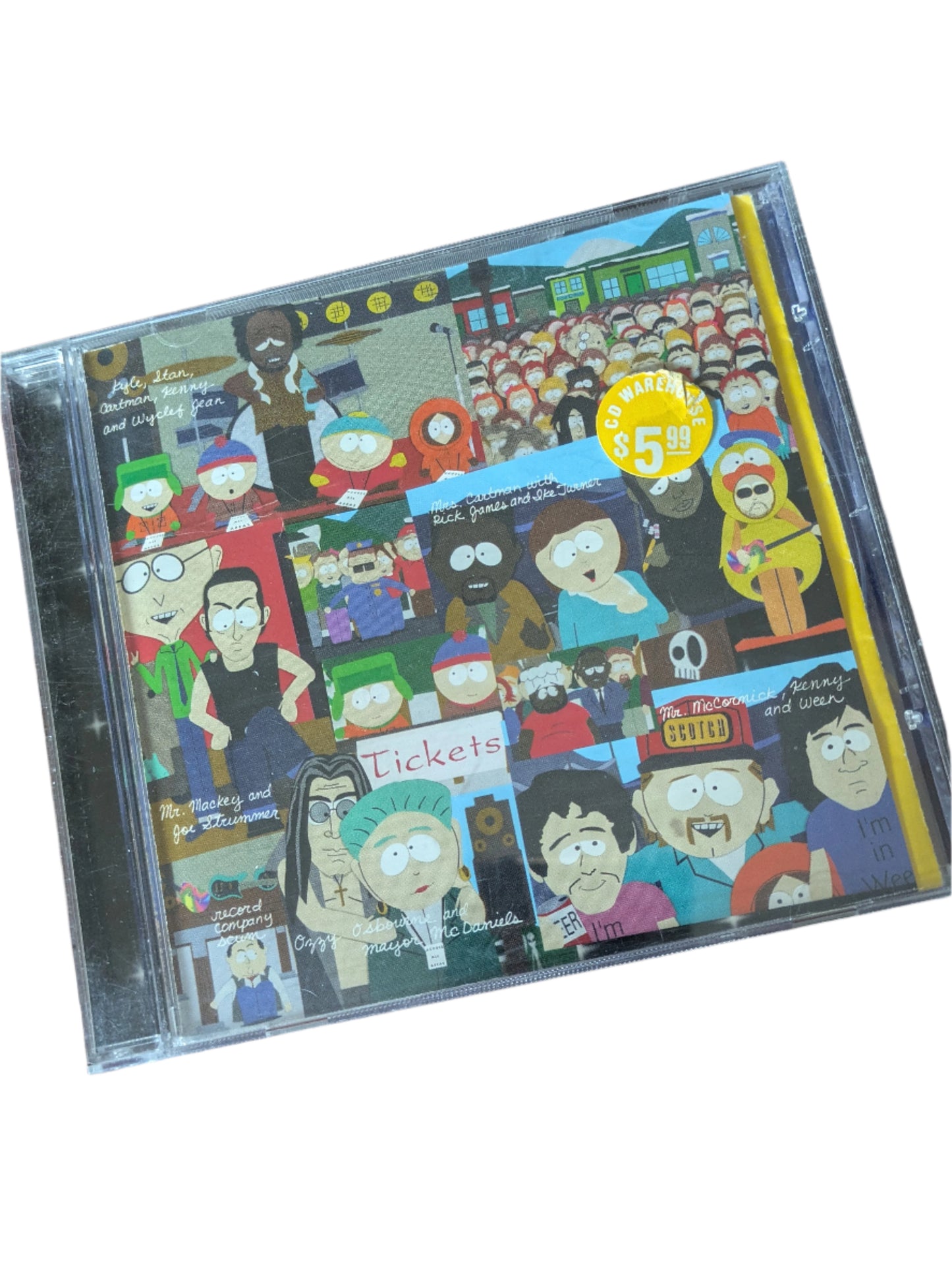 Chef Aid: The South Park Album (1998 CD) – Includes Elton John’s “Wake Up Wendy” Track