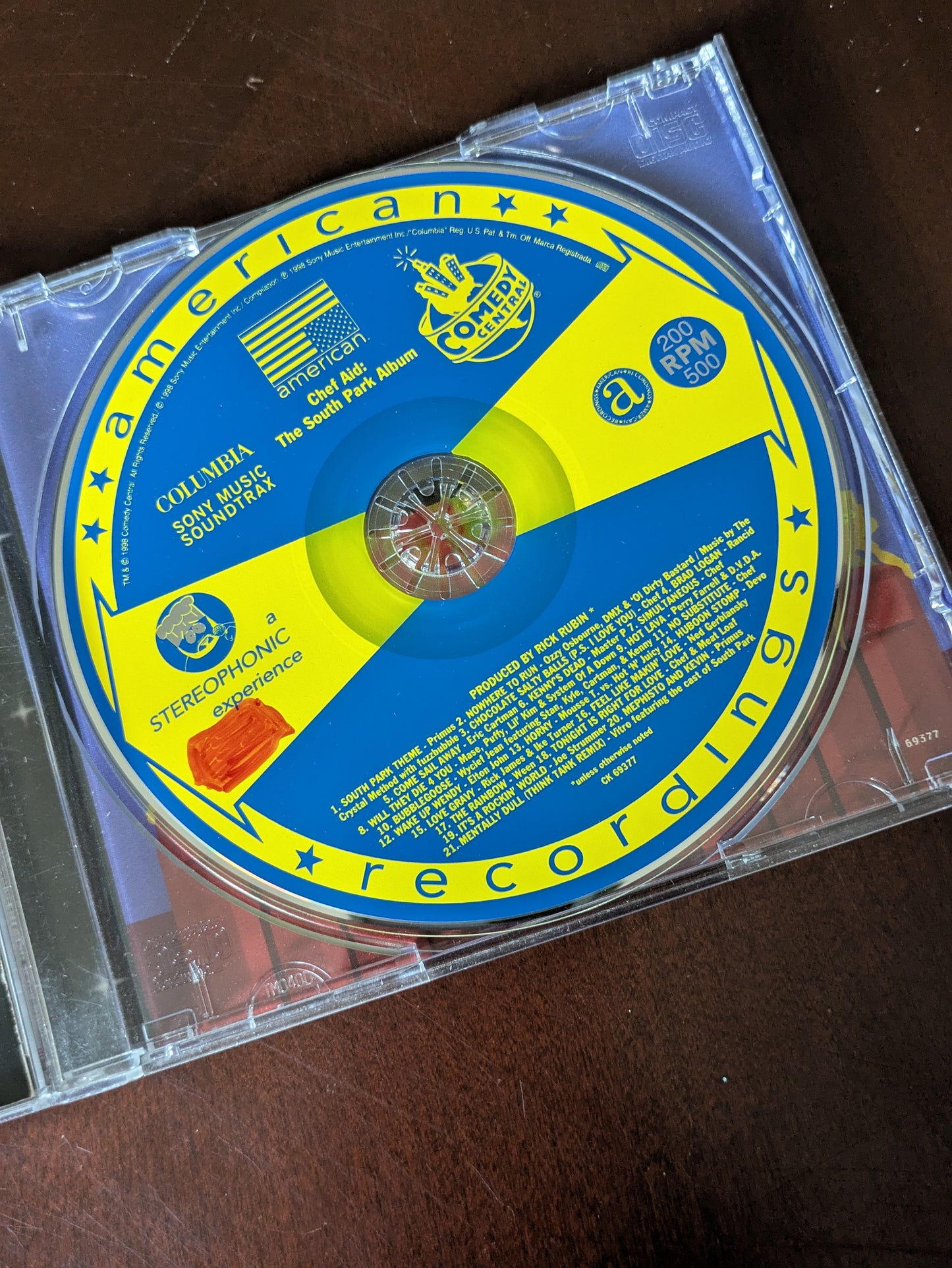 Chef Aid: The South Park Album (1998 CD) – Includes Elton John’s “Wake Up Wendy” Track