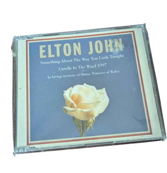 Elton John CD Single – “Something About the Way You Look Tonight / Candle in the Wind 1997” – Tribute Edition for Princess Diana