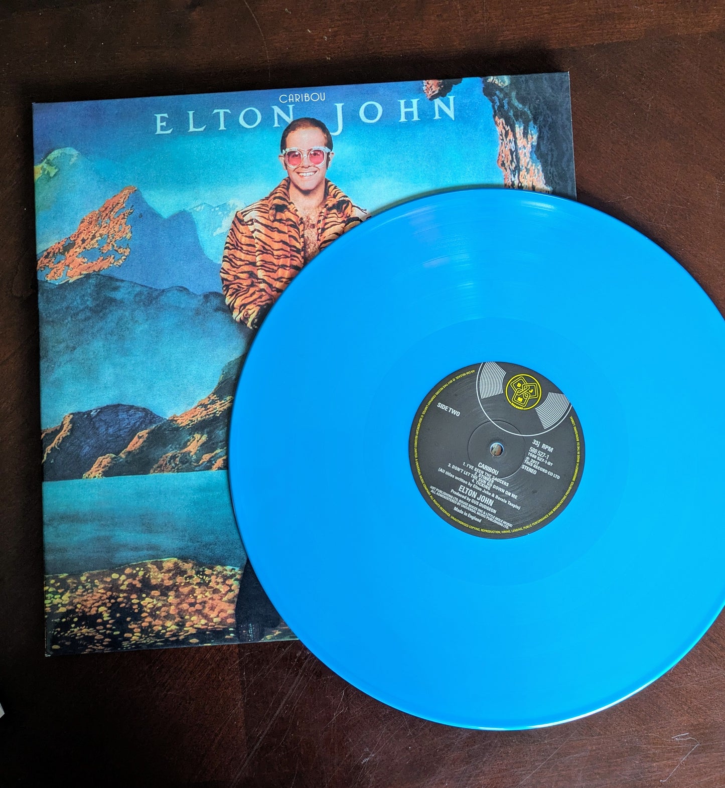 Elton John “Caribou” RSD 2024 Limited Edition 2LP – Blue Colored Vinyl, Sealed