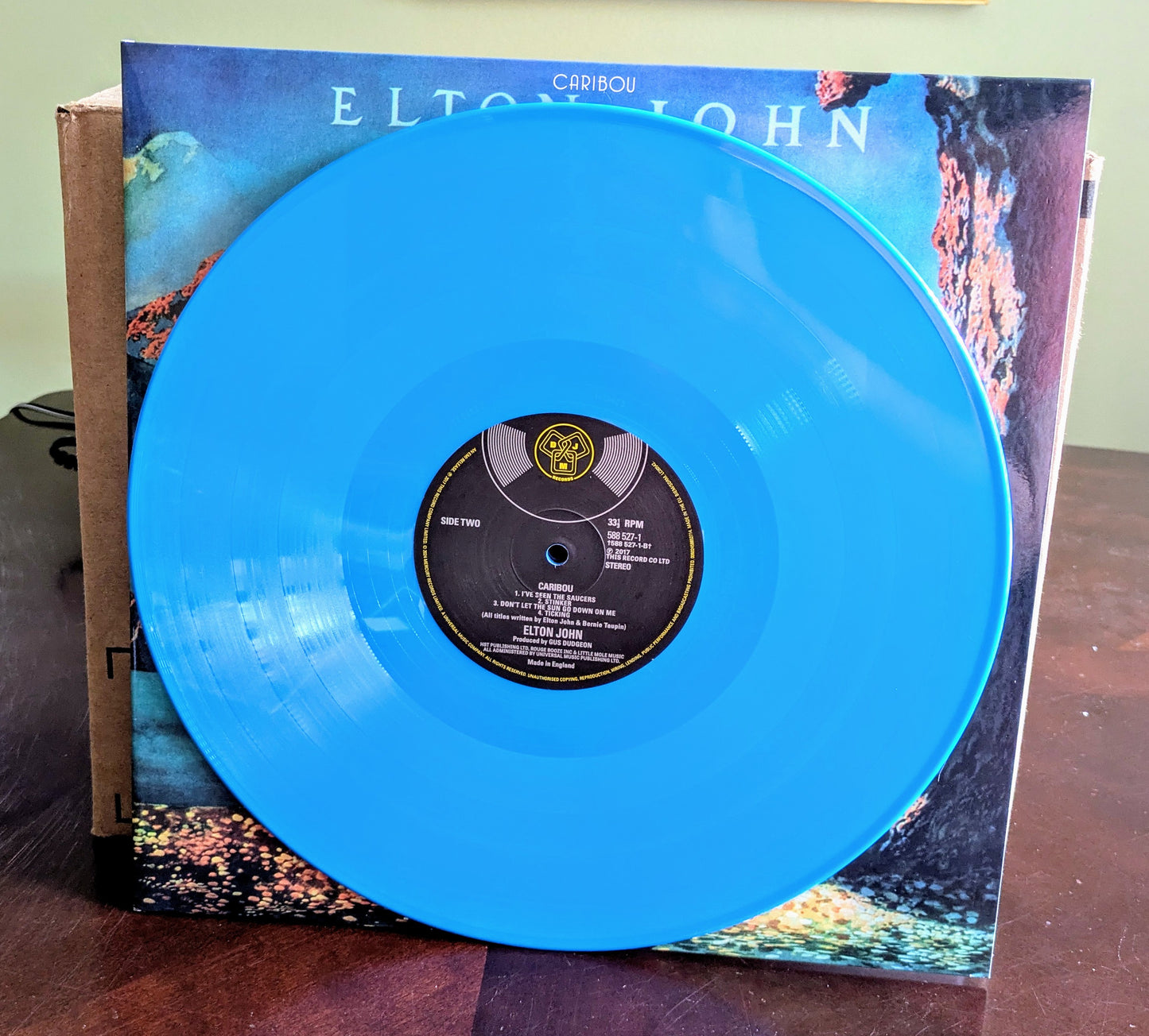 Elton John “Caribou” RSD 2024 Limited Edition 2LP – Blue Colored Vinyl, Sealed